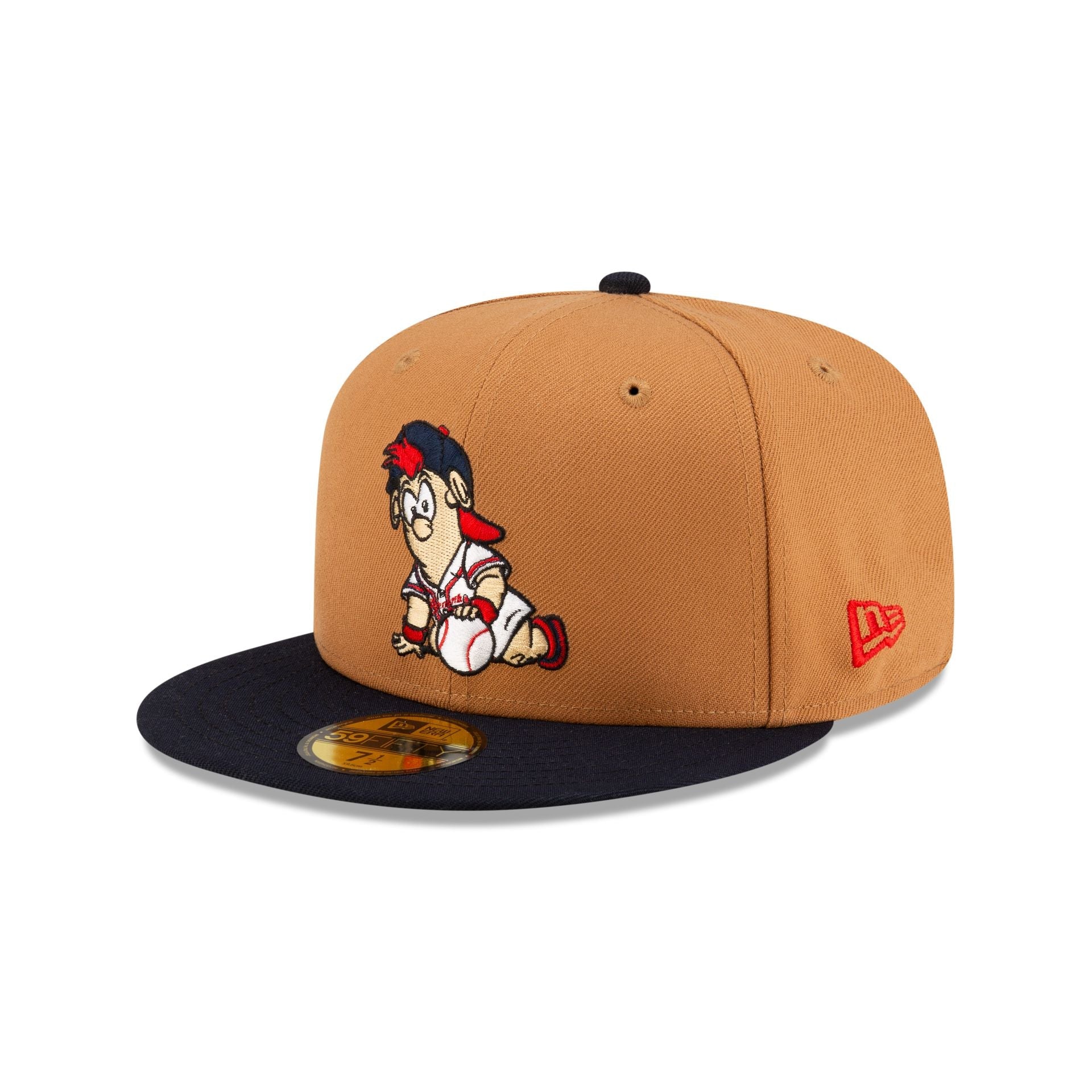 Atlanta Braves Mini Mascot 59FIFTY Fitted Hat