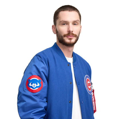 Alpha Industries x Los Angeles Dodgers MA-1 Wool Varsity Jacket