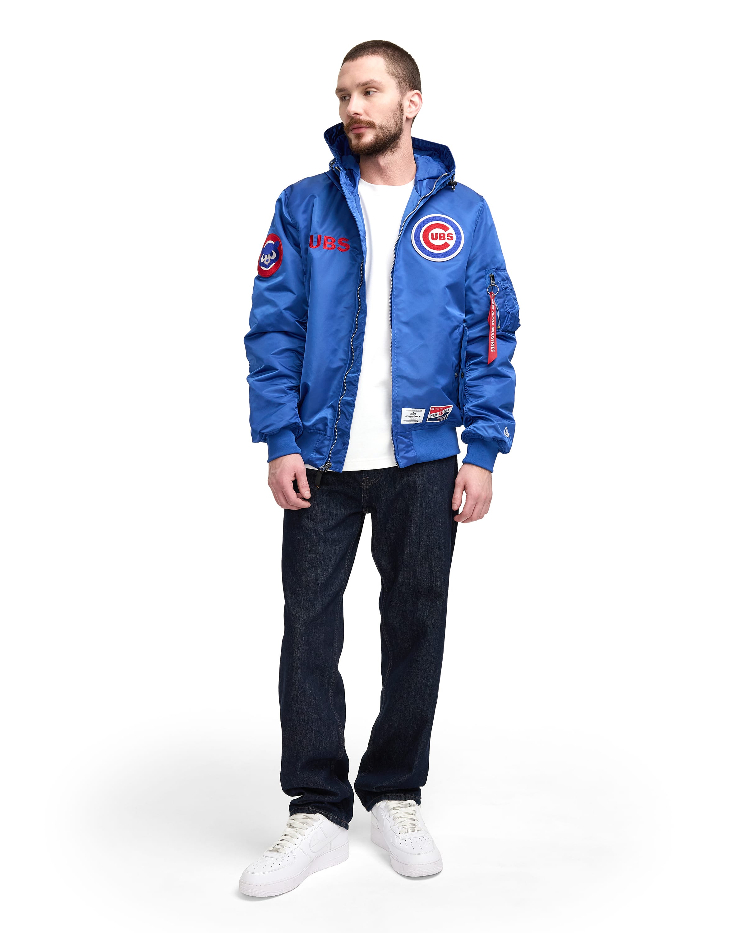 Alpha Industries x Brooklyn Dodgers Cooperstown L-2B Hooded Bomber Jacket