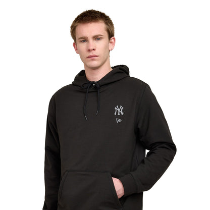 Atlanta Braves Logo Essentials Tonal Black Hoodie