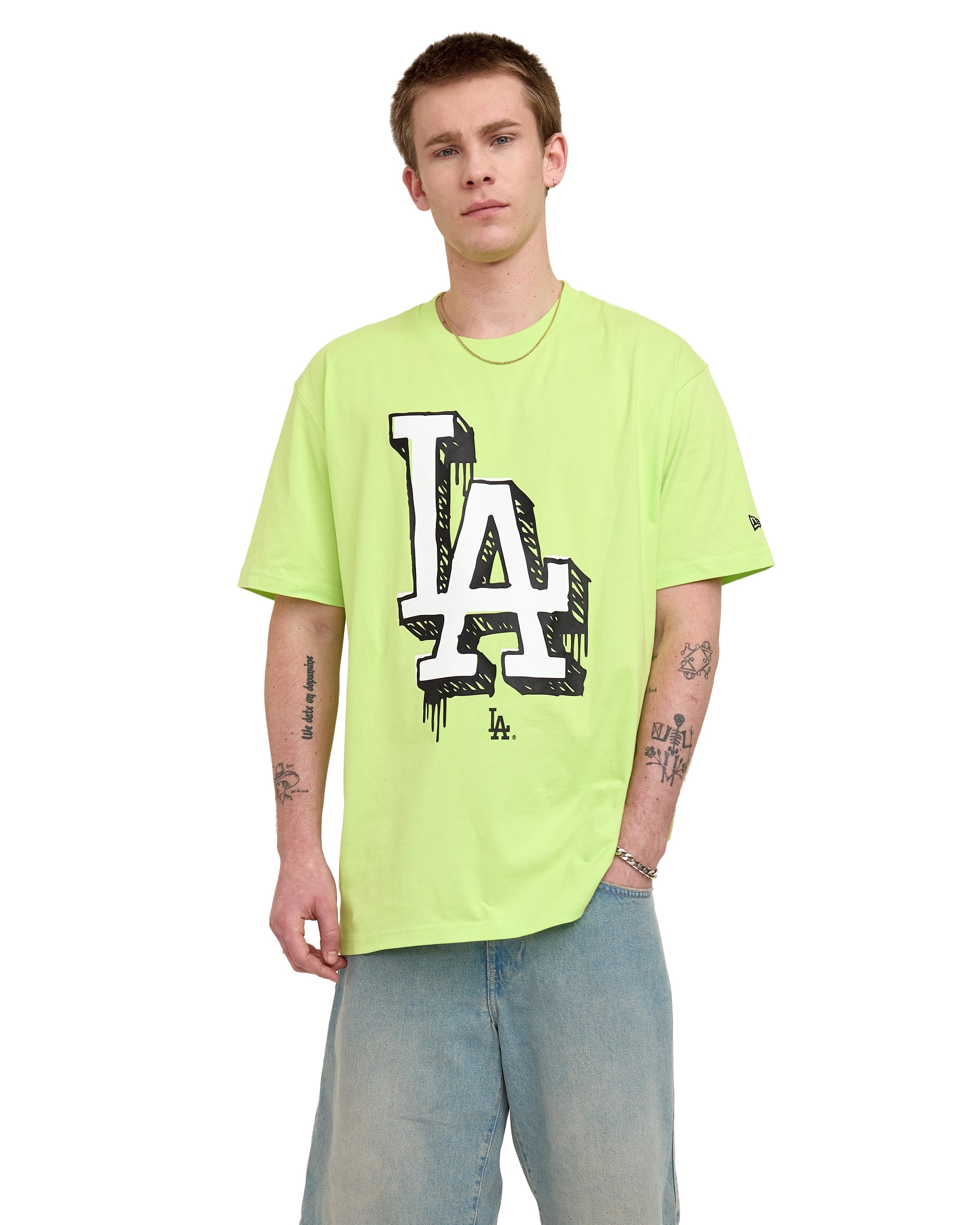 Atlanta Braves Hi Vis Doodle T-Shirt